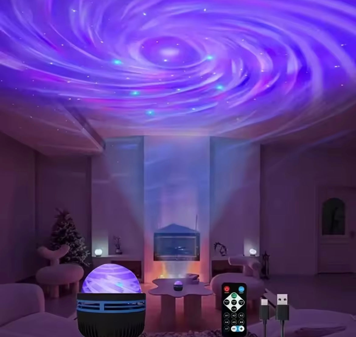 Led Galaxy Projector Light For Home Use